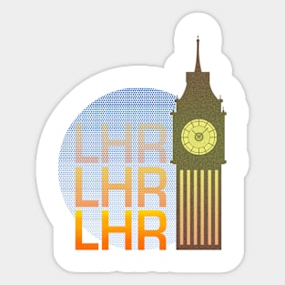 London LHR Sticker